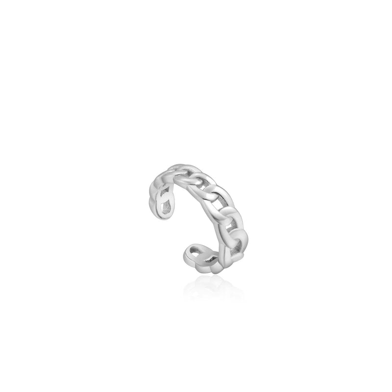 Ania Haie Curb Chain Ear Cuff - Silver