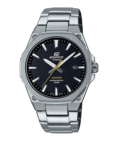 Casio Edifice Black Dial Stainless Steel EFRS108D-1A