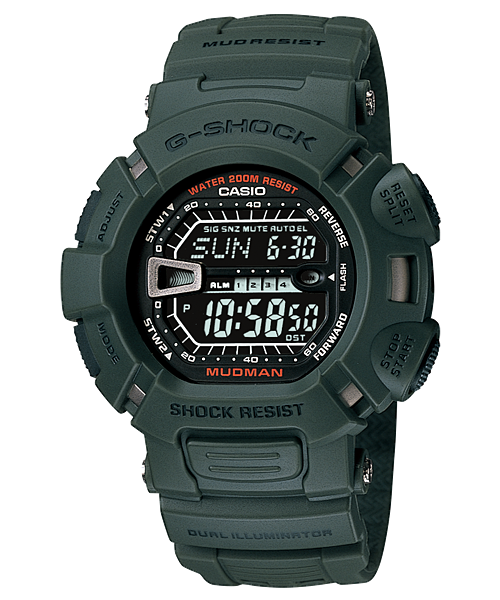 Casio G-Shock Mud-Man Green Multi-Function G9000-3