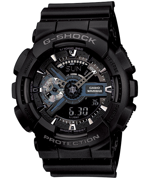 G-Shock World Time Analogue Digital Mens Watch GA110-1B