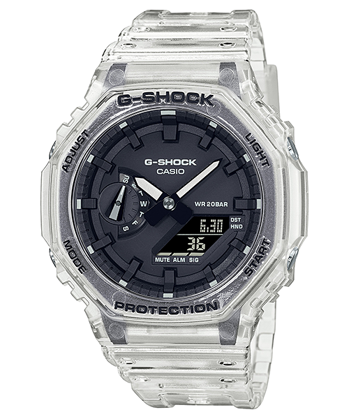 G-Shock Transparent CasiOak Carbon Core Guard Watch GA2100SKE-7A