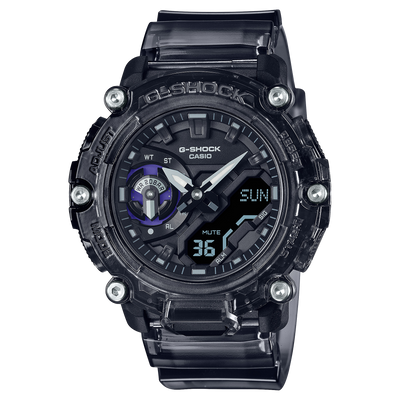 G-Shock DUO Carbon Sound Wave Transparent Mens Watch GA2200SKL-8A