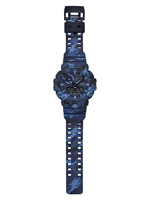 G-Shock Analog-Digital Blue Camo Men's Watch GA700CM-2A