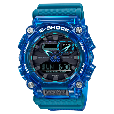 G-Shock DUO Sound Wave Blue Mens Watch GA900SKL-2A