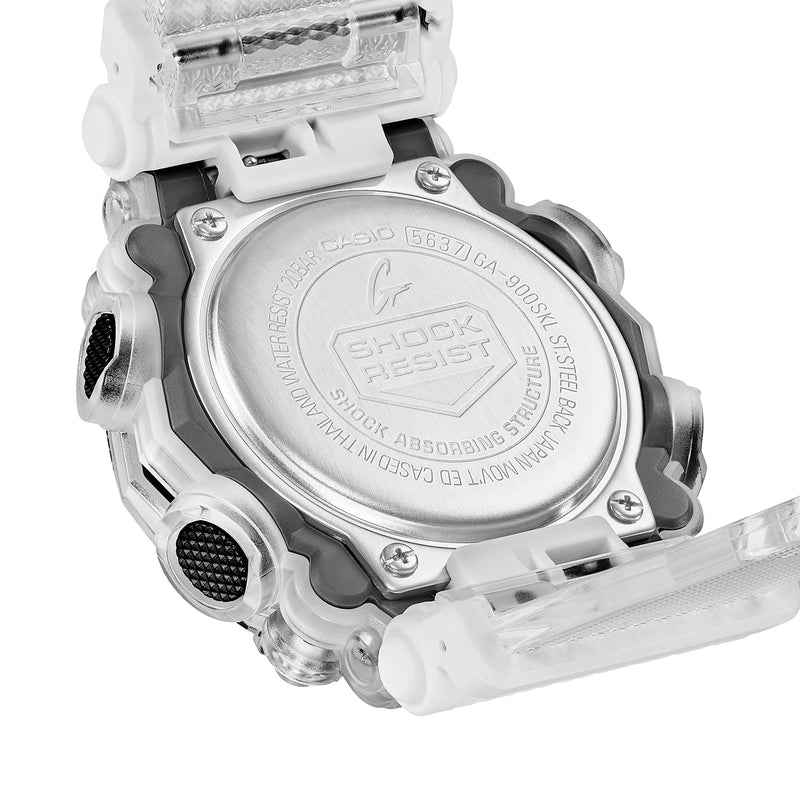 G-Shock DUO Sound Wave Transparent Mens Watch GA900SKL-7A