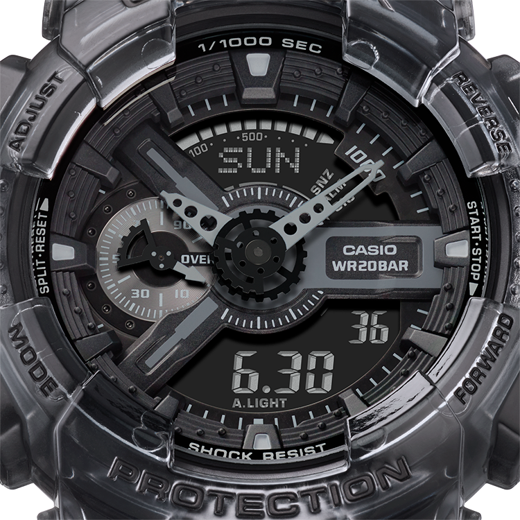 G-Shock Transparent Pack Black Digital  Mens Watch GA110SKE-8A