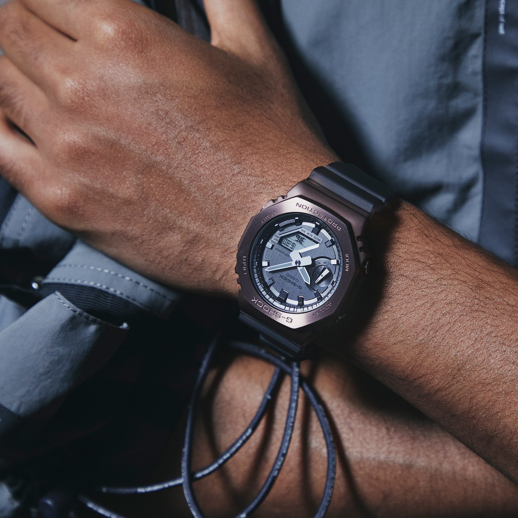 G-Shock DUO Midnight Fog Copper Metal Mens Watch GM2100MF-5A