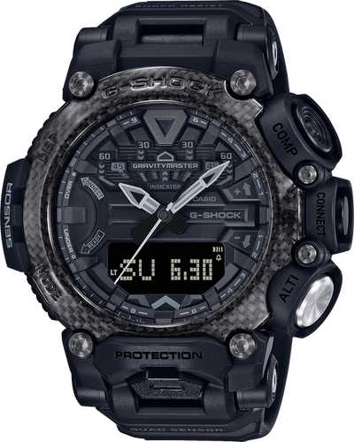 G-Shock Gravitymaster All Black Quad Sensor Bluetooth GRB200-1B