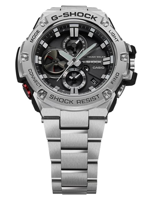 G-Shock Solar Stainless Steel Connected Series Mens Watch GSTB100D-1A