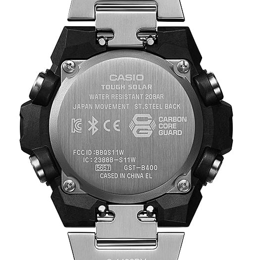 G-Shock Connected Stainless Steel Solar Mens Watch GSTB400D-1A