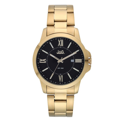 Jag Xavier Mens Gold Watch J2156A