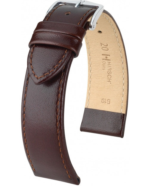 Hirsch Osiris Brown L Leather Band