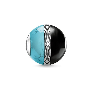 Thomas Sabo Bead "Ornament Turquoise & Black"