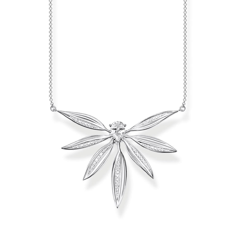 Thomas Sabo Necklace Leaves Large Silver