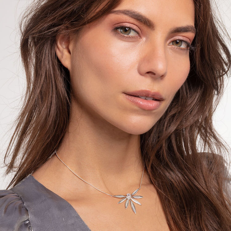 Thomas Sabo Necklace Leaves Large Silver