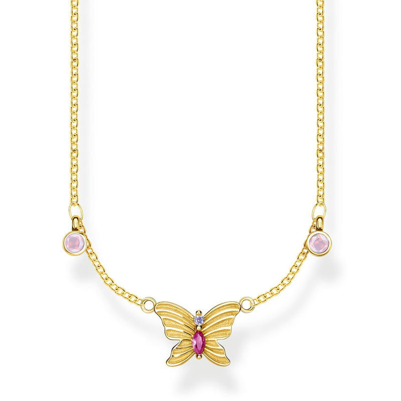 Thomas Sabo Necklace Butterfly Gold