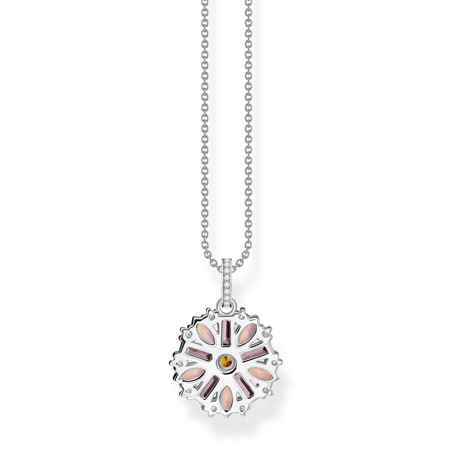 Thomas Sabo Necklace Flower Silver