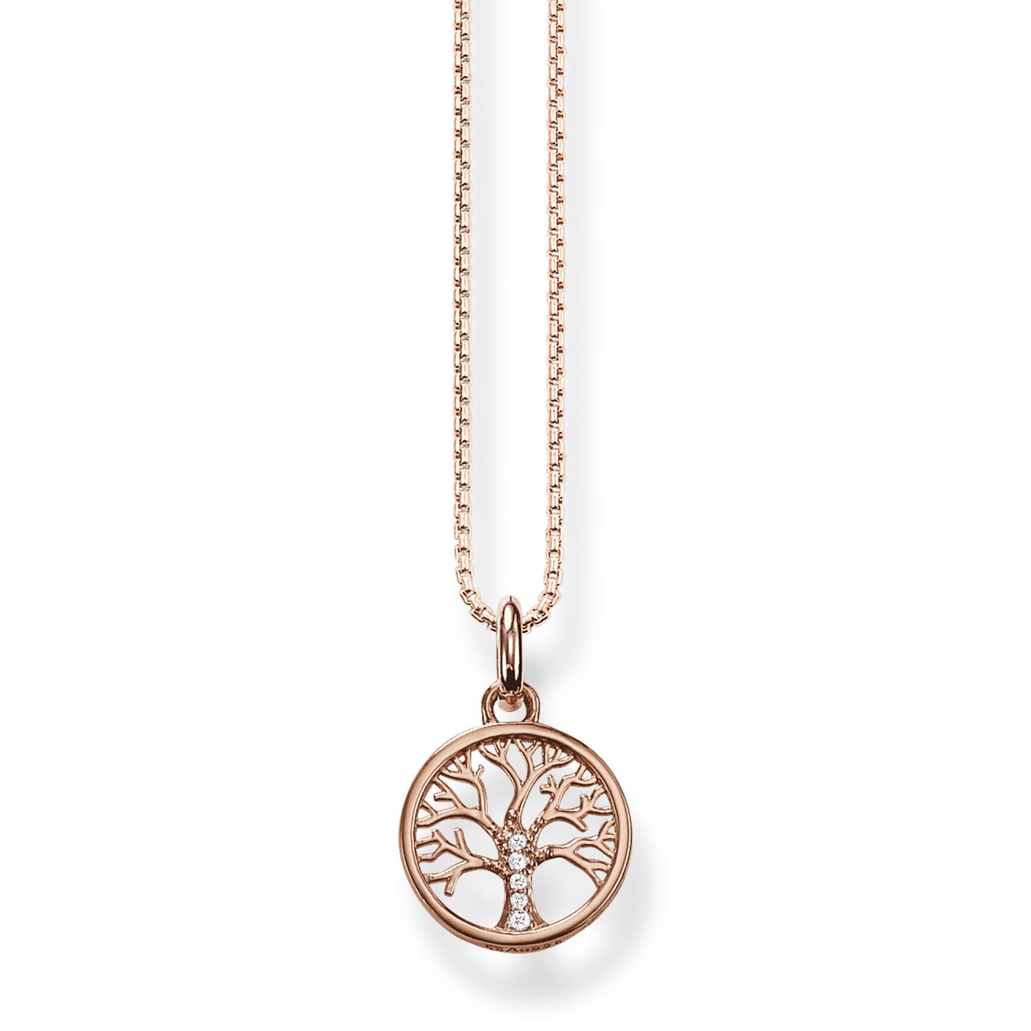 Thomas Sabo Necklace Tree Of Love Rose Gold