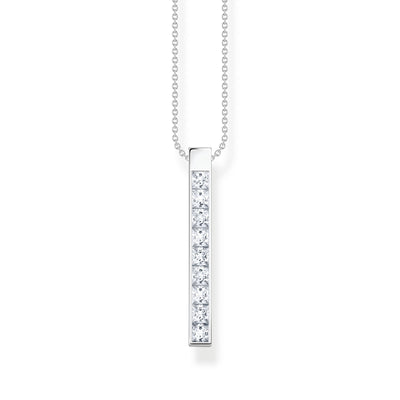 Thomas Sabo Necklace white stones silver