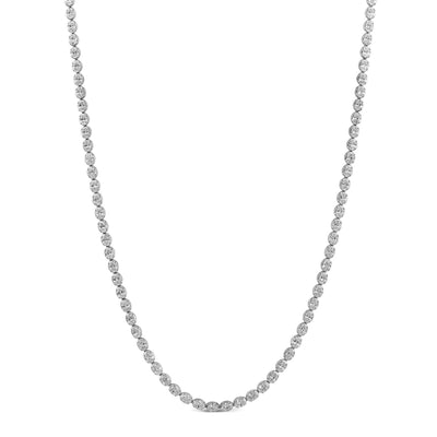 9.60ct Lab Grown Diamond Necklace in 18K White Gold