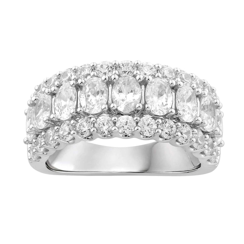 2.70ct Lab Grown Diamond Ring in 18K White Gold