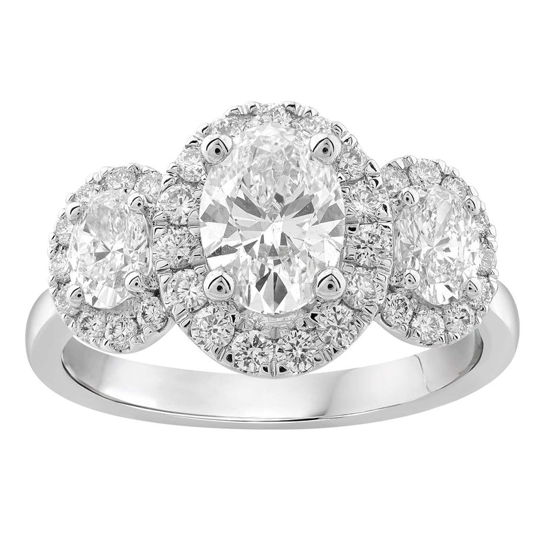 2.00ct Lab Grown Diamond Ring in 18K White Gold