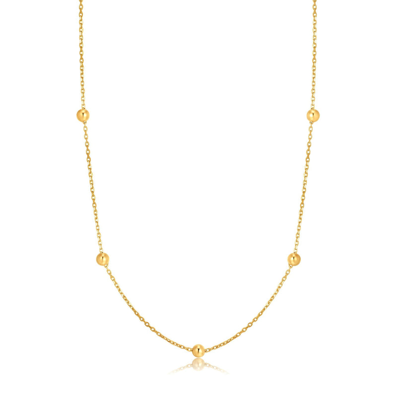 Ania Haie 14kt Gold Beaded Necklace