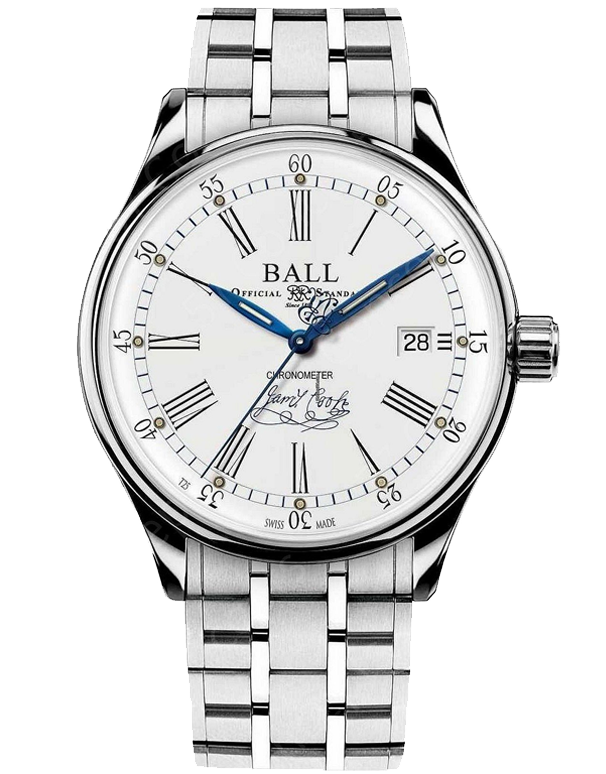 Ball Trainmaster Endeavour James Cook Men's Watch NM3288D-S2CJ-WH