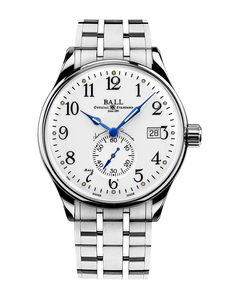 Ball Trainmaster Standard Time COSC NM3888D-S1CJ-WH