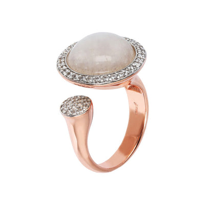 Bronzallure Open Ring with Gemstones