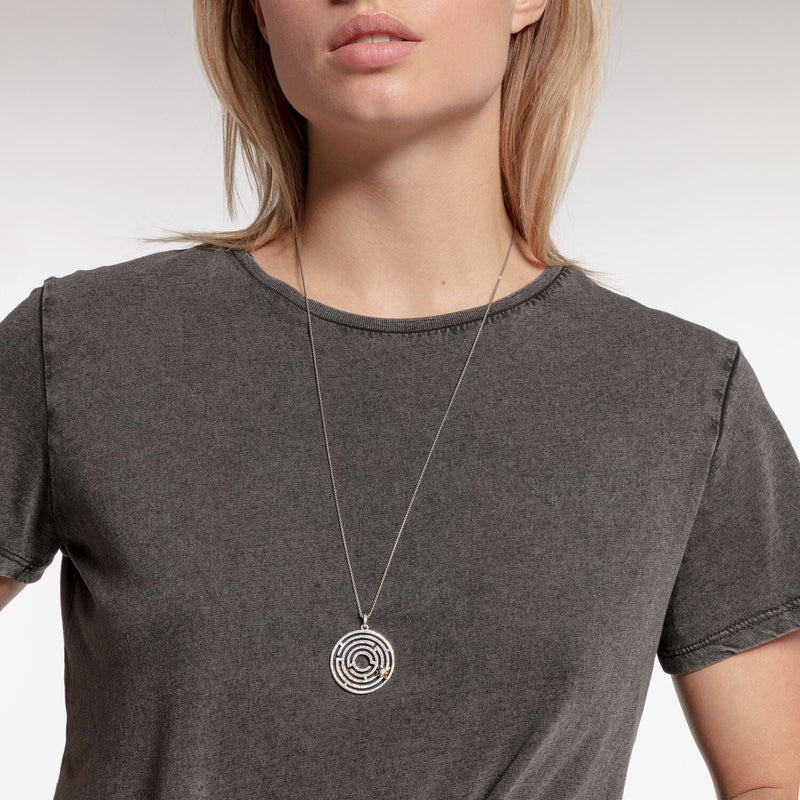 Thomas Sabo Pendant Labyrinth With Golden Star