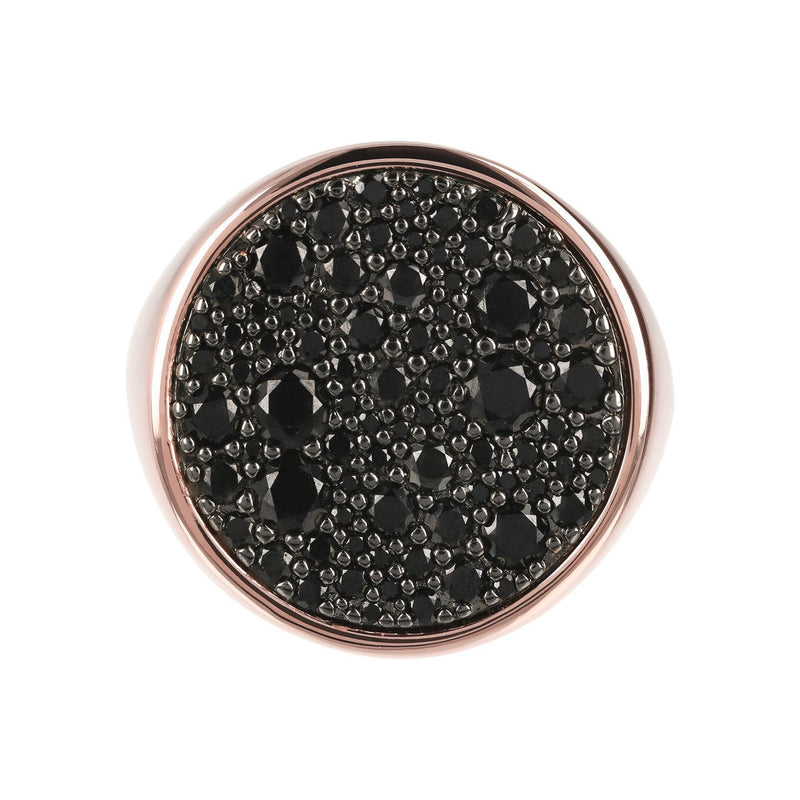 Bronzallure Pave Signet Ring