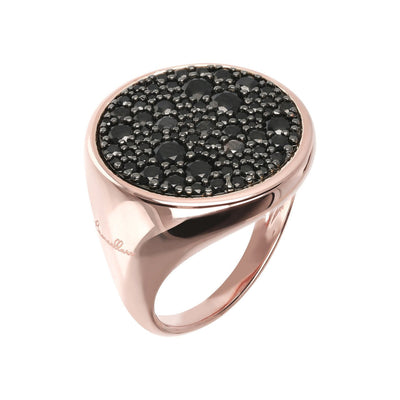 Bronzallure Pave Signet Ring