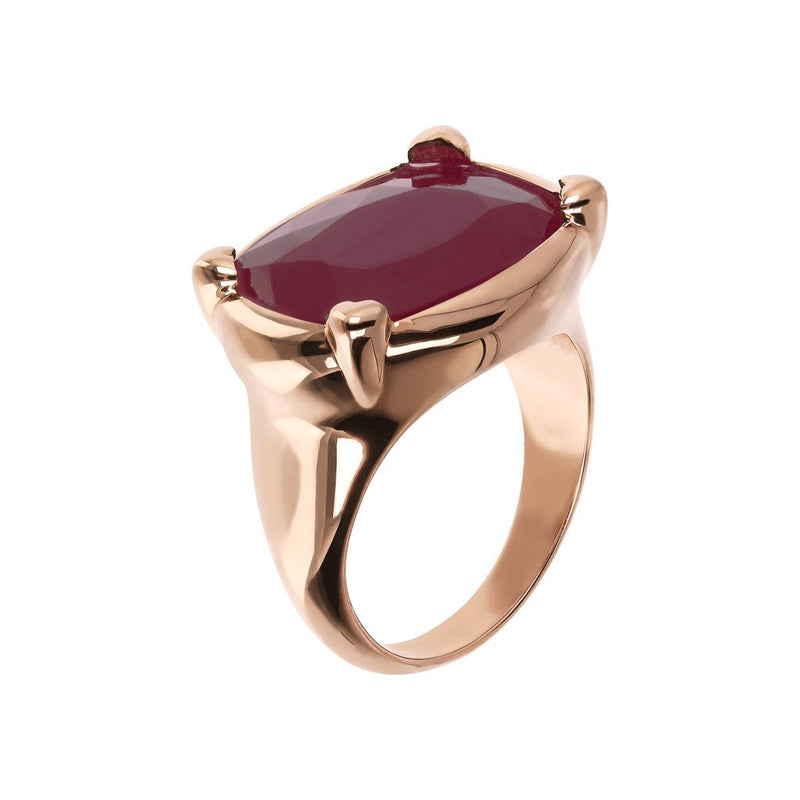 Bronzallure Queen Plum Agate Ring