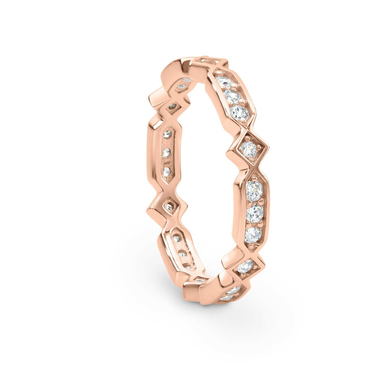 Georgini Zuma Ring Rose Gold Size 9