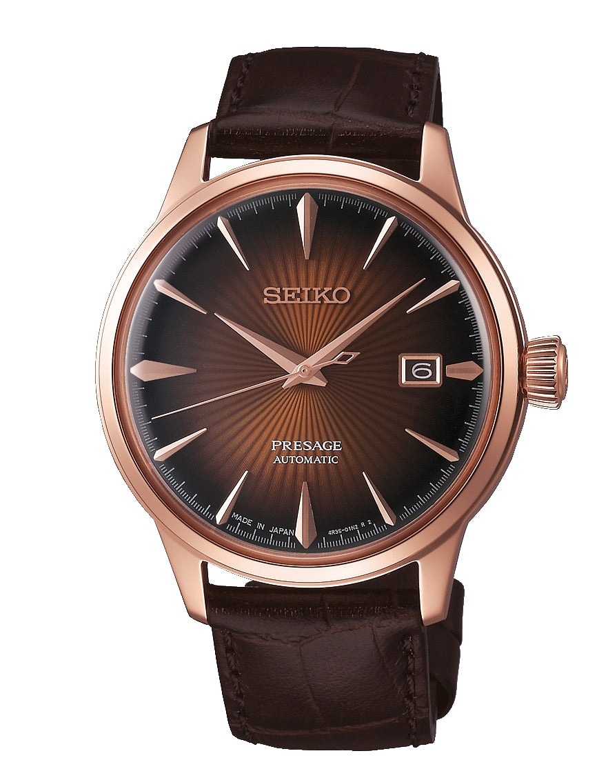 Seiko Presage "Cocktail Time" Manhattan Brown SRPB46J