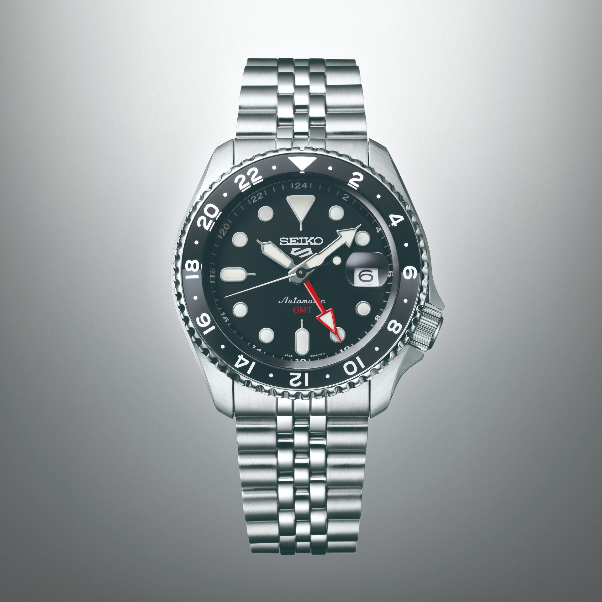 Seiko 5 Sports GMT "SKX" Charcoal Dial SSK001K