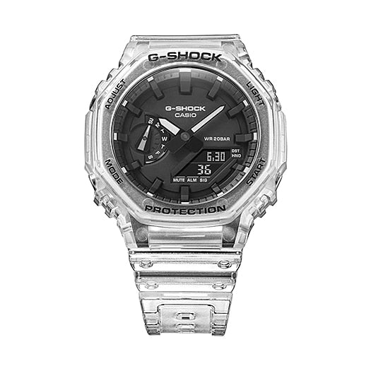 G-Shock Transparent CasiOak Carbon Core Guard Watch GA2100SKE-7A