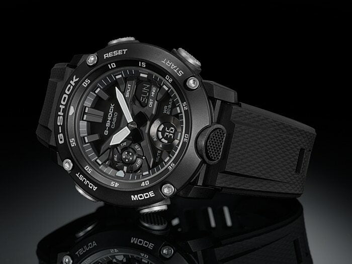 G-Shock Carbon Core Black Resin Band Watch GA2000S-1A