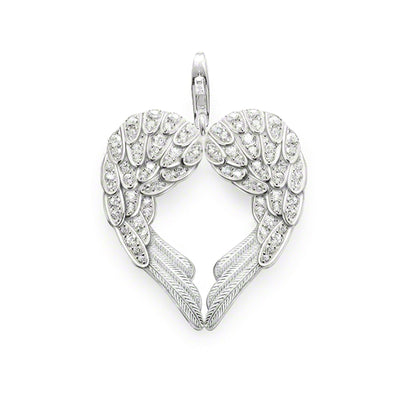 Thomas Sabo Charm Pendant Winged Heart Medium