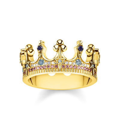 Thomas Sabo Ring "Crown Gold"