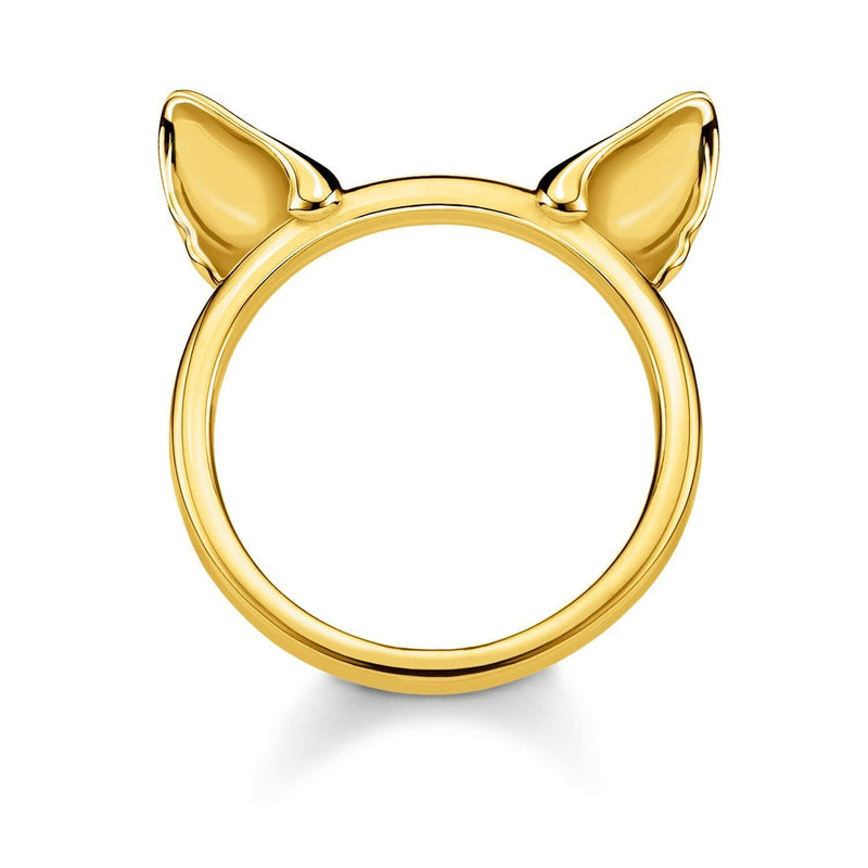 Thomas Sabo Ring Cat's Ears, Gold