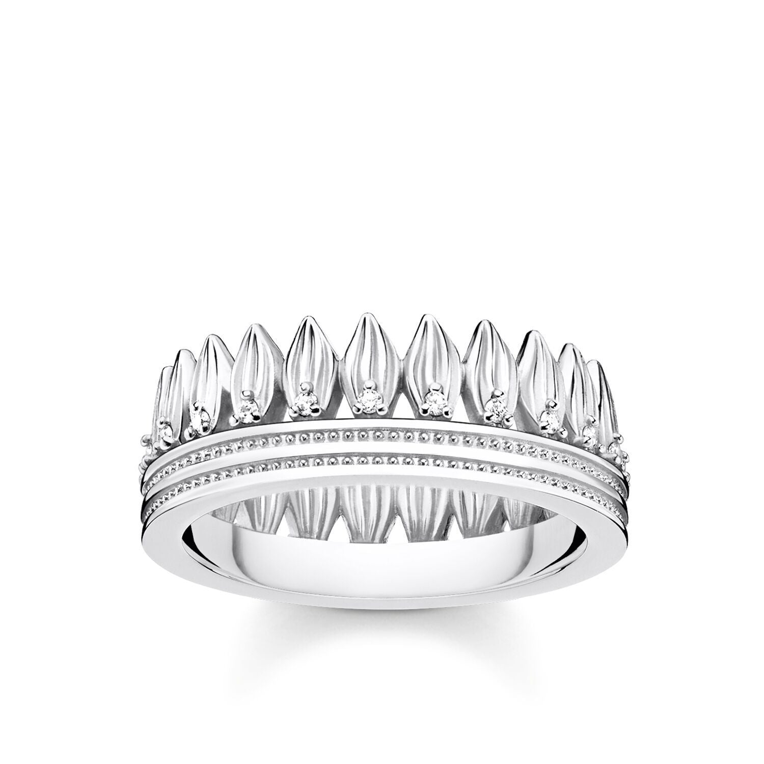 Thomas Sabo Ring Leaves Crown Silver