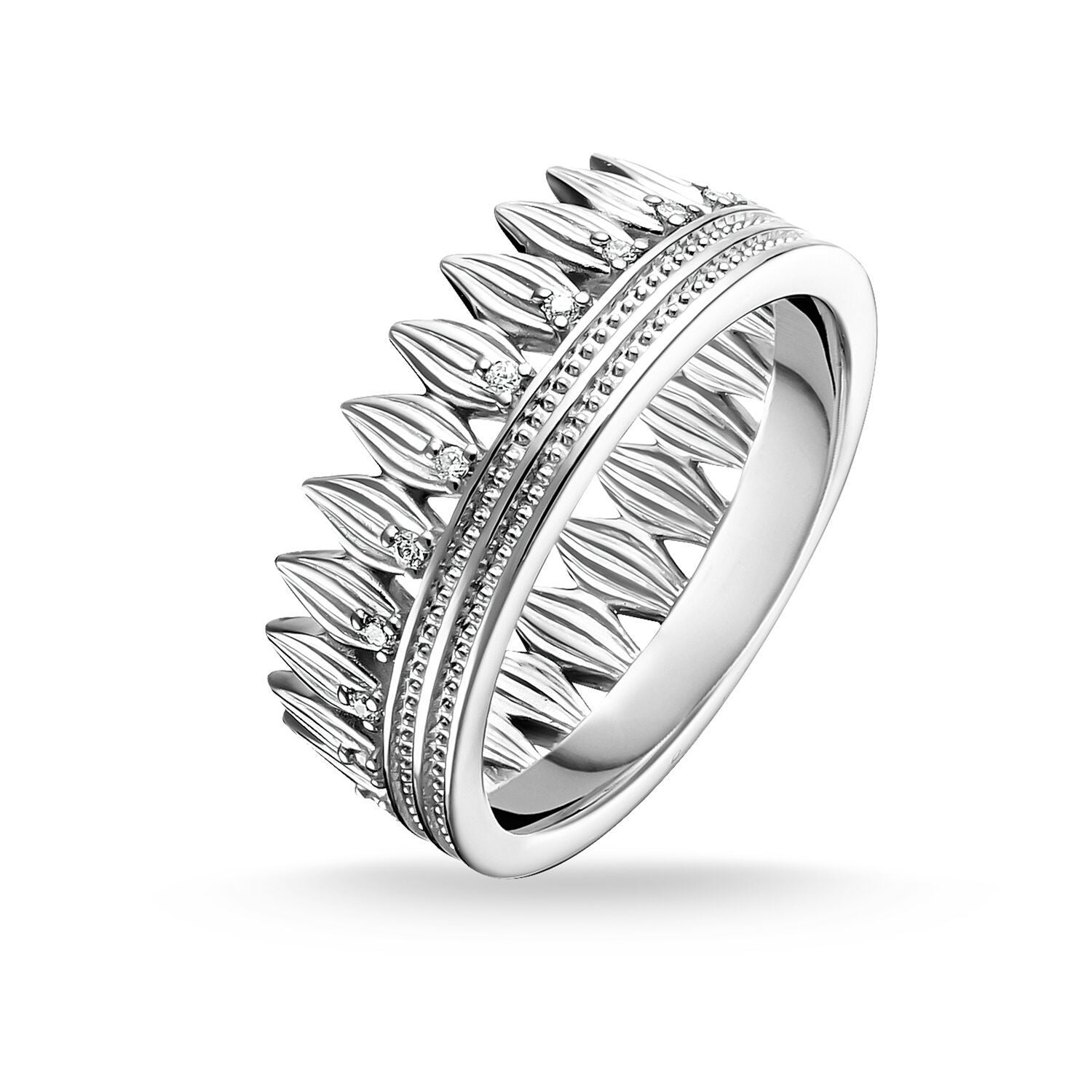 Thomas Sabo Ring Leaves Crown Silver