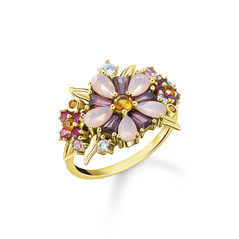 Thomas Sabo Ring Flowers Gold