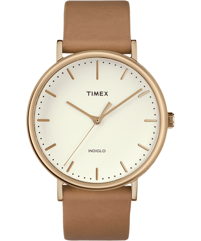 Timex Fairfield 41mm Leather Strap Watch - TW2R26200