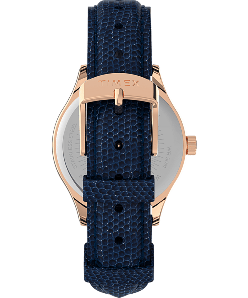 Waterbury traditional 34mm 2025 leather strap watch