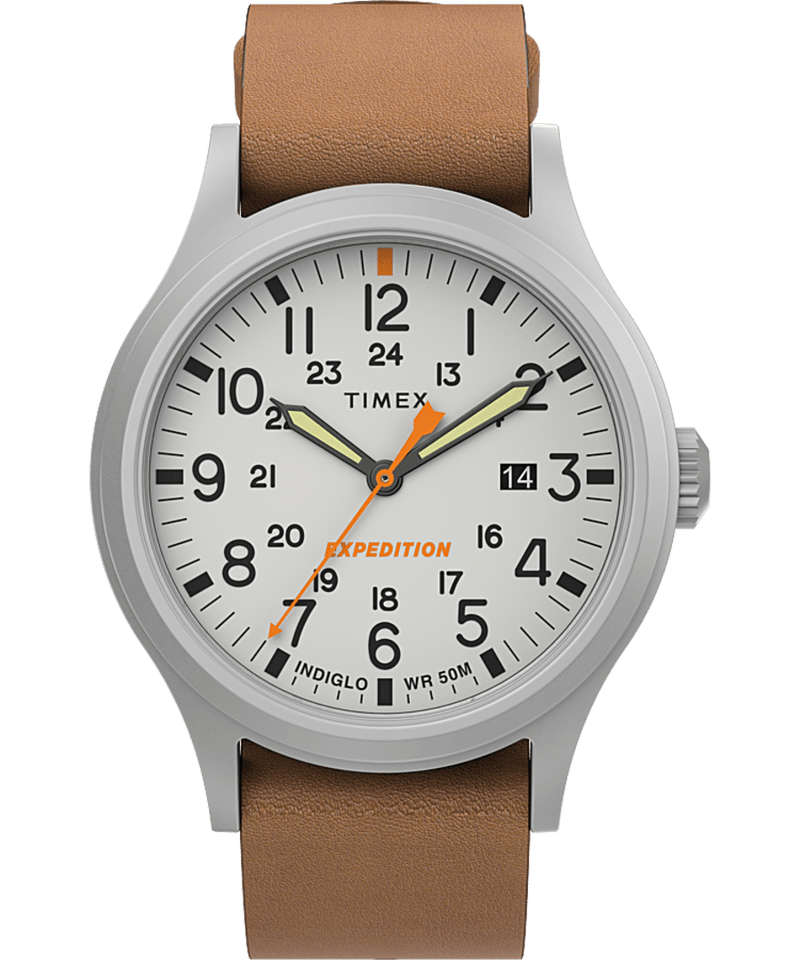 Timex Expedition® Sierra 40mm Leather Strap Watch TW2V07600