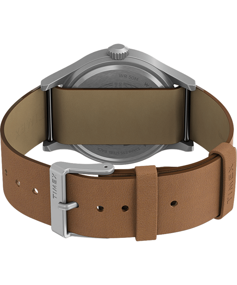 Timex Expedition® Sierra 40mm Leather Strap Watch TW2V07600