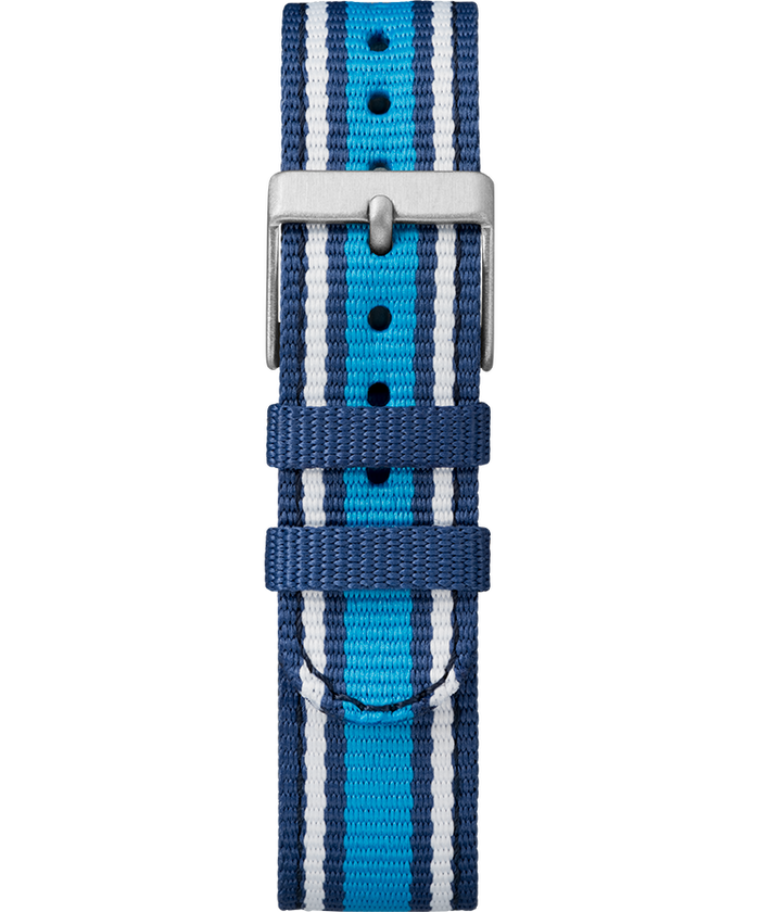 Timex Youth Kid S Digital 35Mm Double Layer Fabric Strap Blue Watch Watch Direct